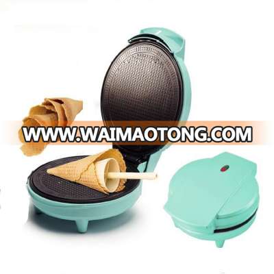 Automatic Round Shape Ice Cream Waffle Cone Maker Machine