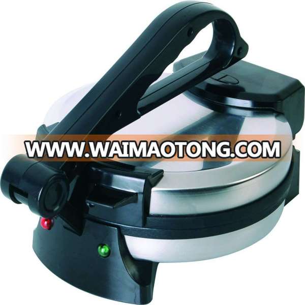 Stainless steel electric roti maker